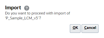 Import File Confirmation
