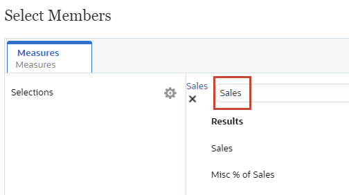 sales search