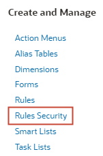 Go to Rules Security