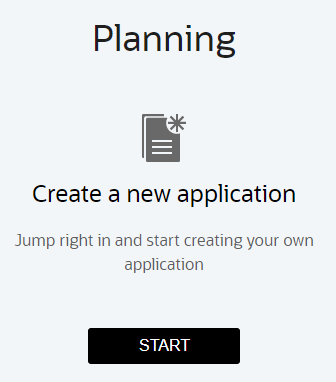 Create a new application