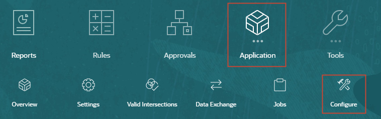 Application Configure