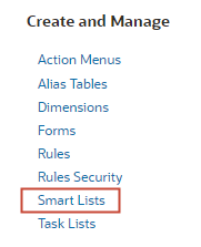 Go to Smart Lists