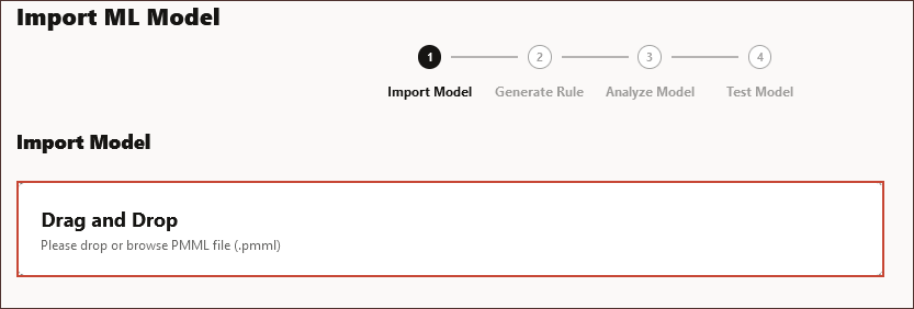 Import Model Page