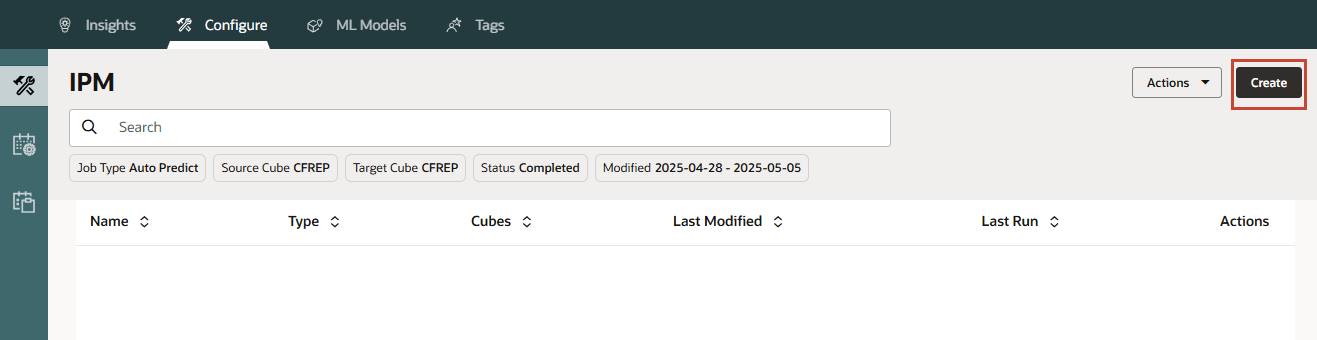 configure Auto Predict
