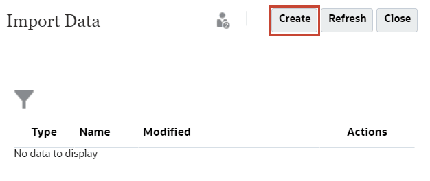 create button