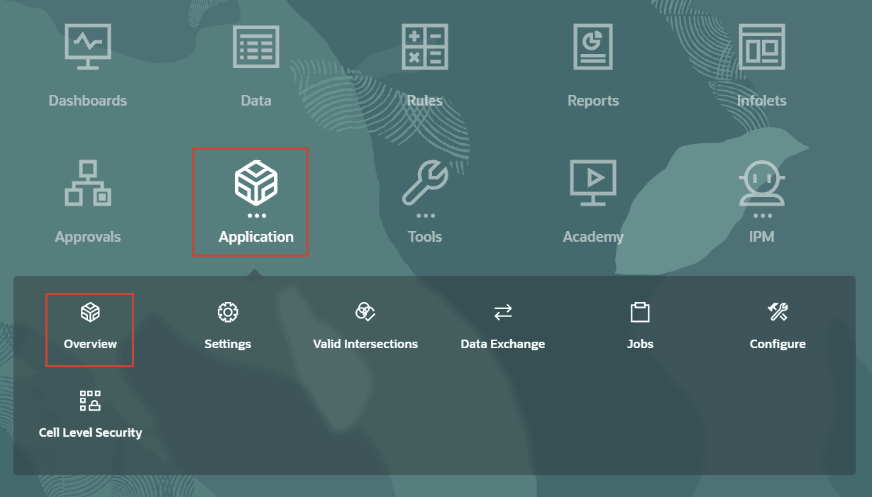 Overview option home page