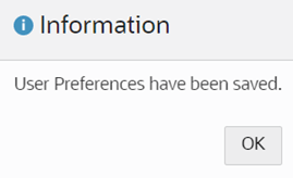 Information message