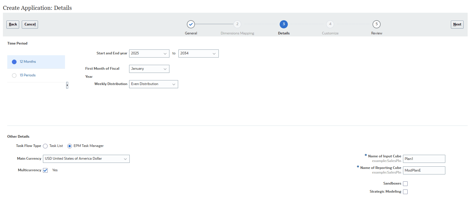 Details page