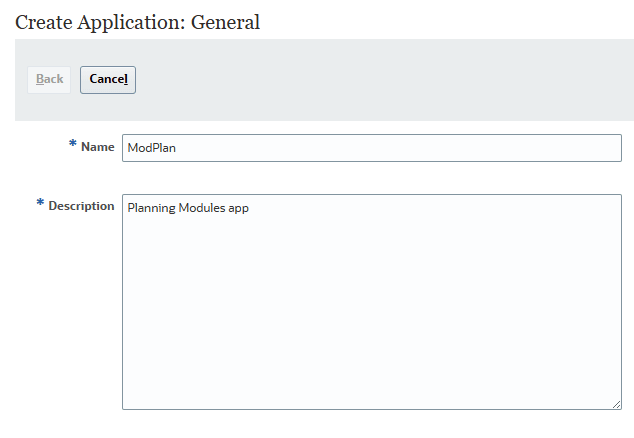 Standard Create Planning