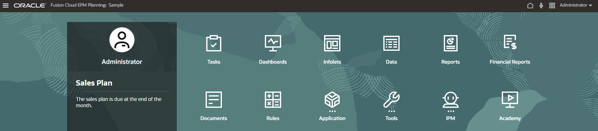 home page