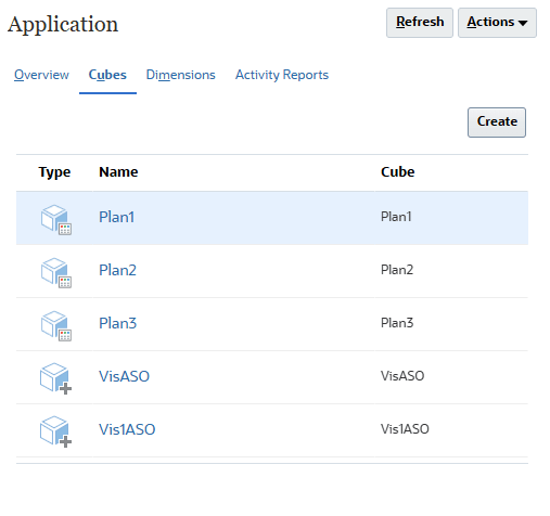 App overview cubes