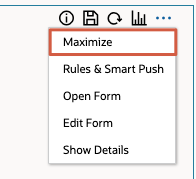 Maximize Form
