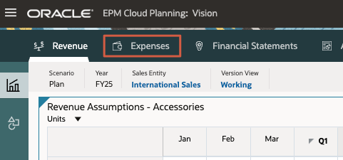 Go to Expenses
