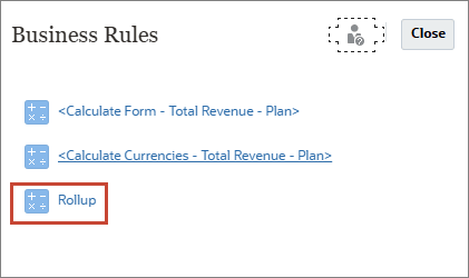 Business Rules prompt