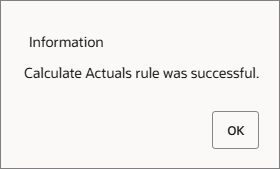 Information Dialog