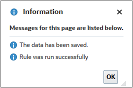Information Dialog