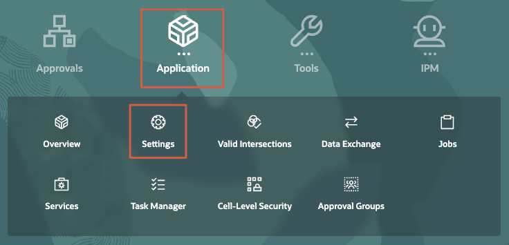 Application Settings