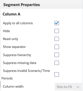 Segment Properties
