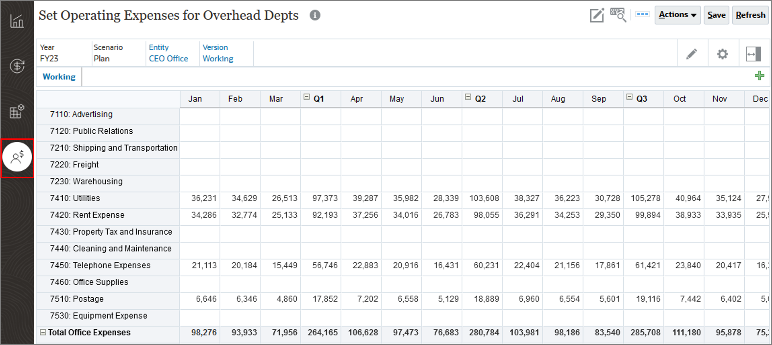 Expense Form with Other Tab Highlighted