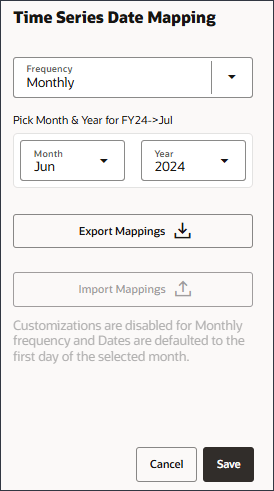 Export Mappings