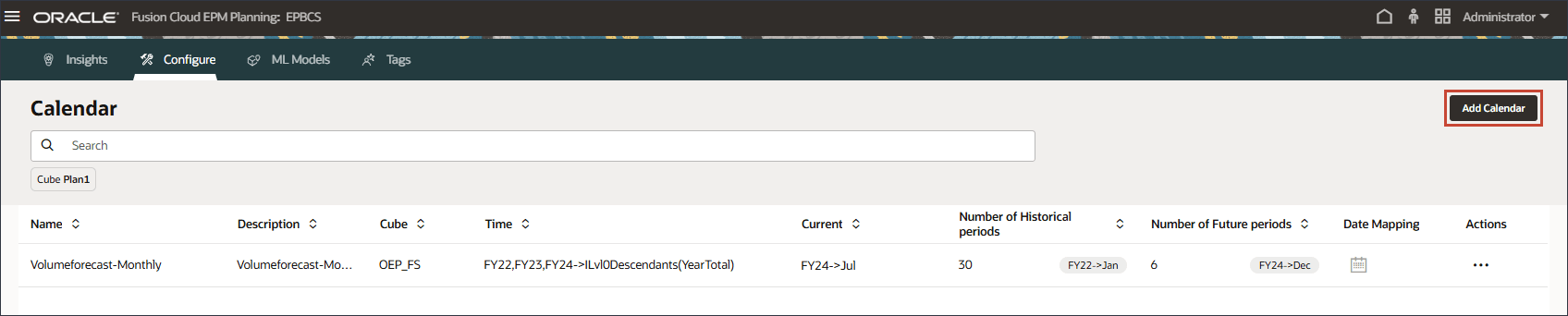 Add Calendar