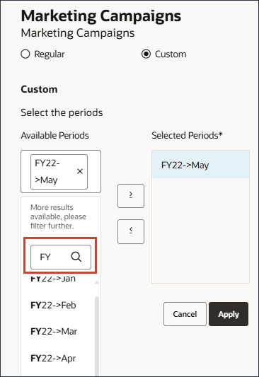 Search Periods