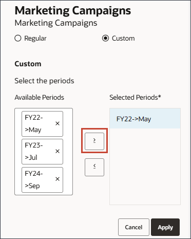 Move to Selected Period