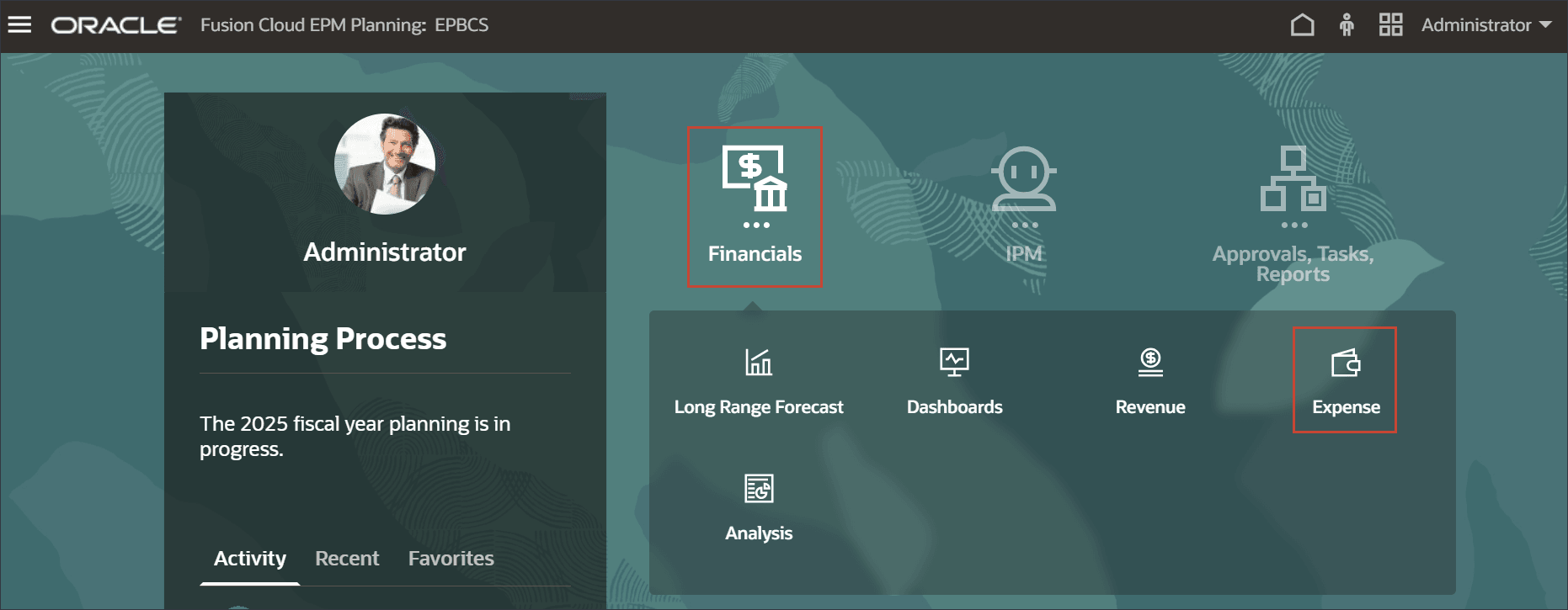 Financials Cluster