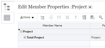 Edit Member Properties for Project