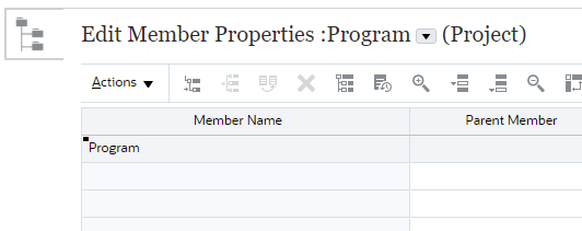 Program member properties