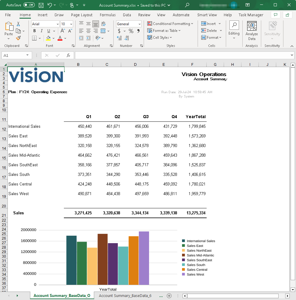 Excel sample