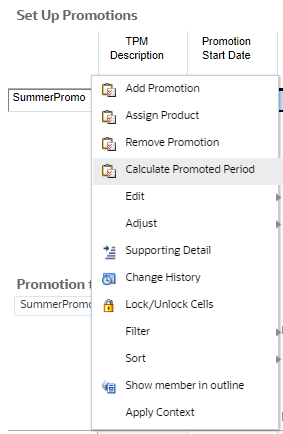 Calculate Promo Period