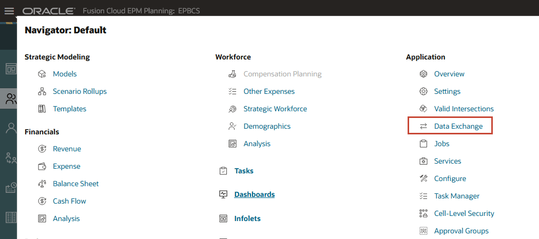 Navigating to Data Integration