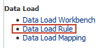 Data Load Rule