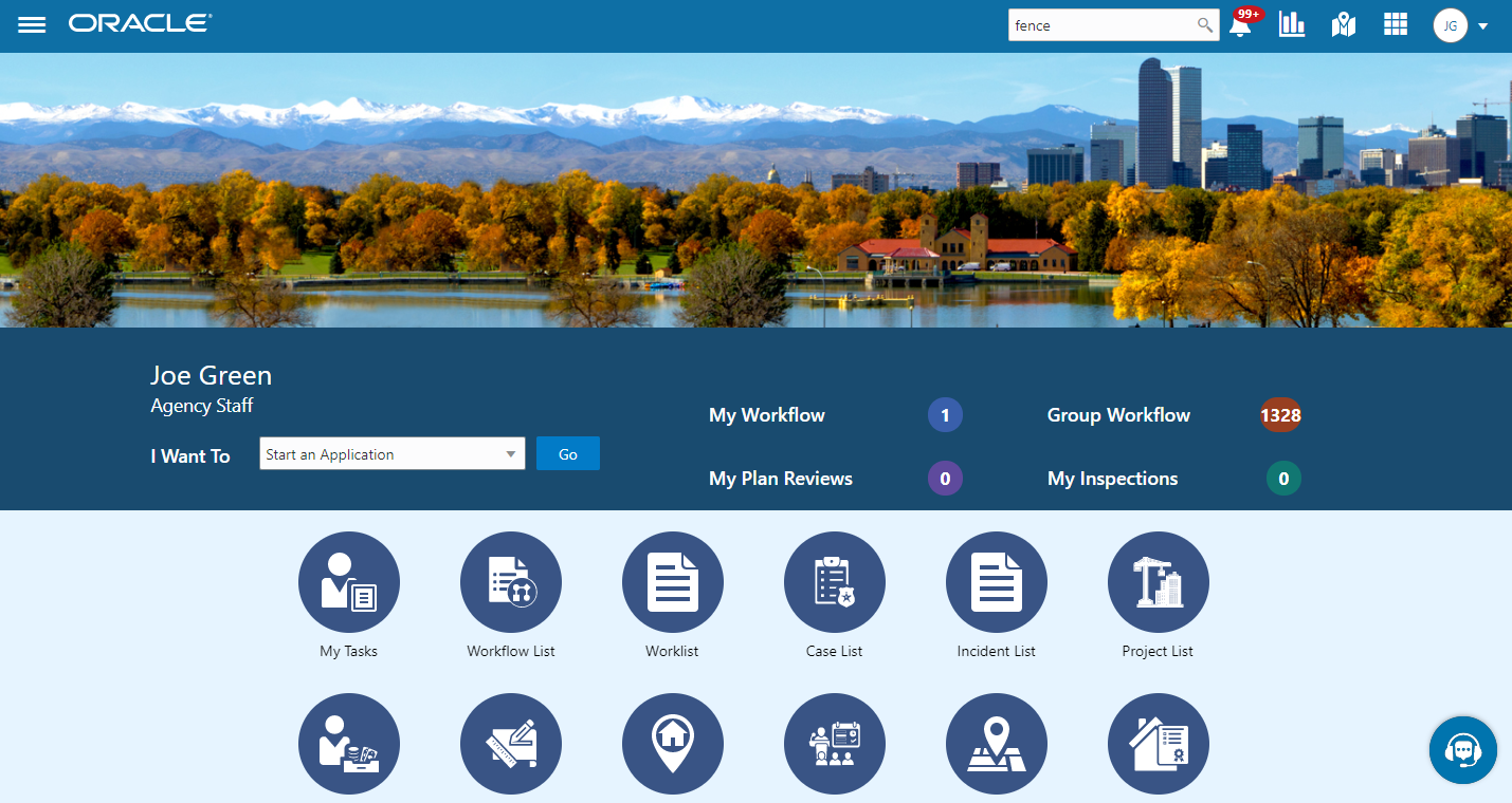 Agency Springboard page