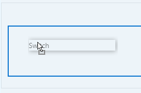 Example: dropping a user-defined field in the drop zone