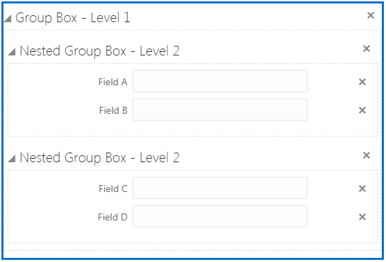 Nested group boxes