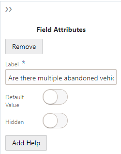 Example: Updating a user-defined field label attribute