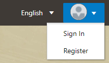 Registration and Sign In Options