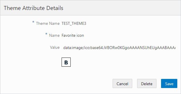 Favorite icon added using base64 reference