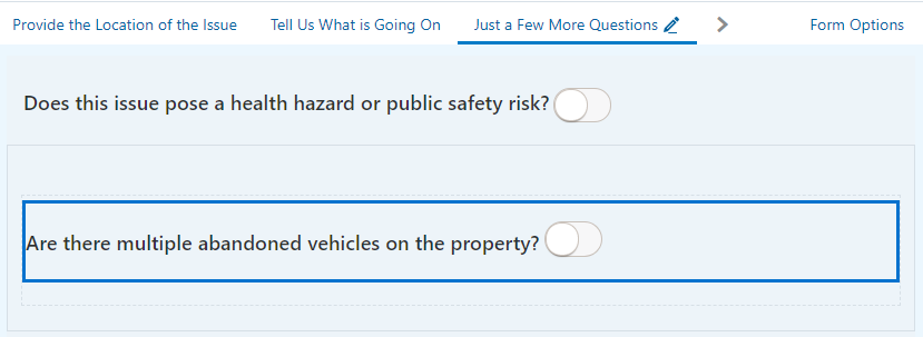 Example: field added to issue form