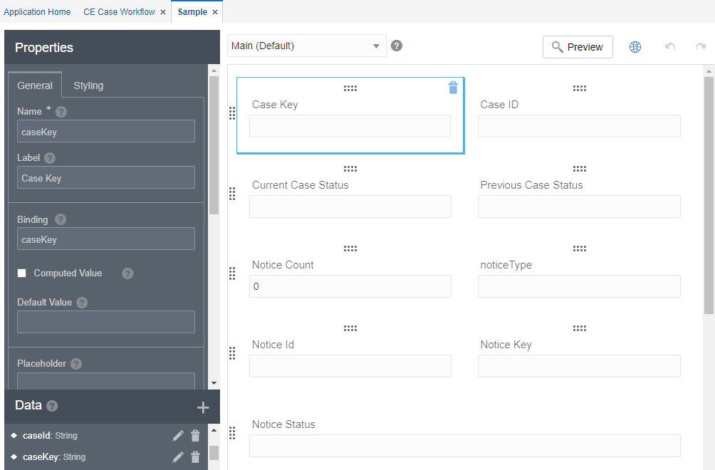 Dynamic Process Web Form