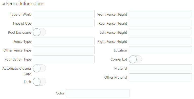 Group box container holding a predefined element and a user-defined field.