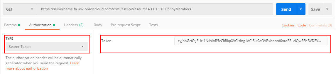 Passing of authorization and authentication information Passing of authorization and authentication information
