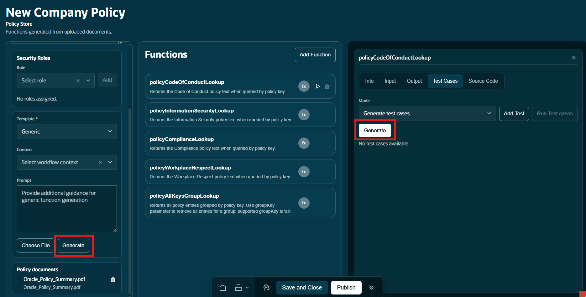 Generate Test Cases to Validate Generated Code Correctness