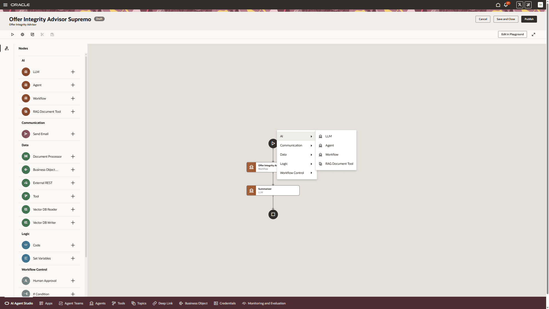 Extending the Agent for additional validations