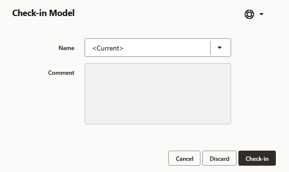 Model Check-in message