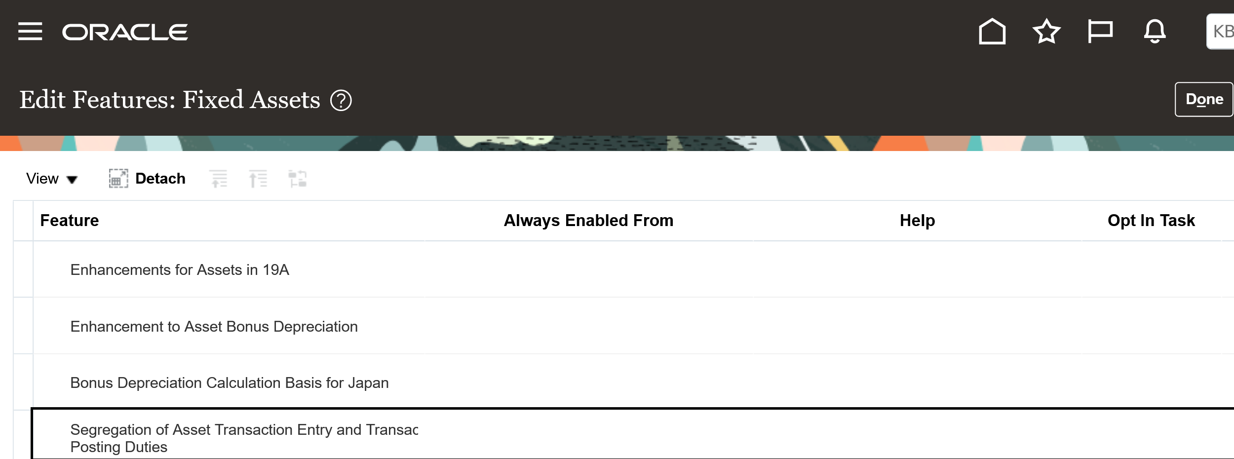 Use Segregation of Asset Transaction Entry and Transaction Posting Duties to enable this feature
