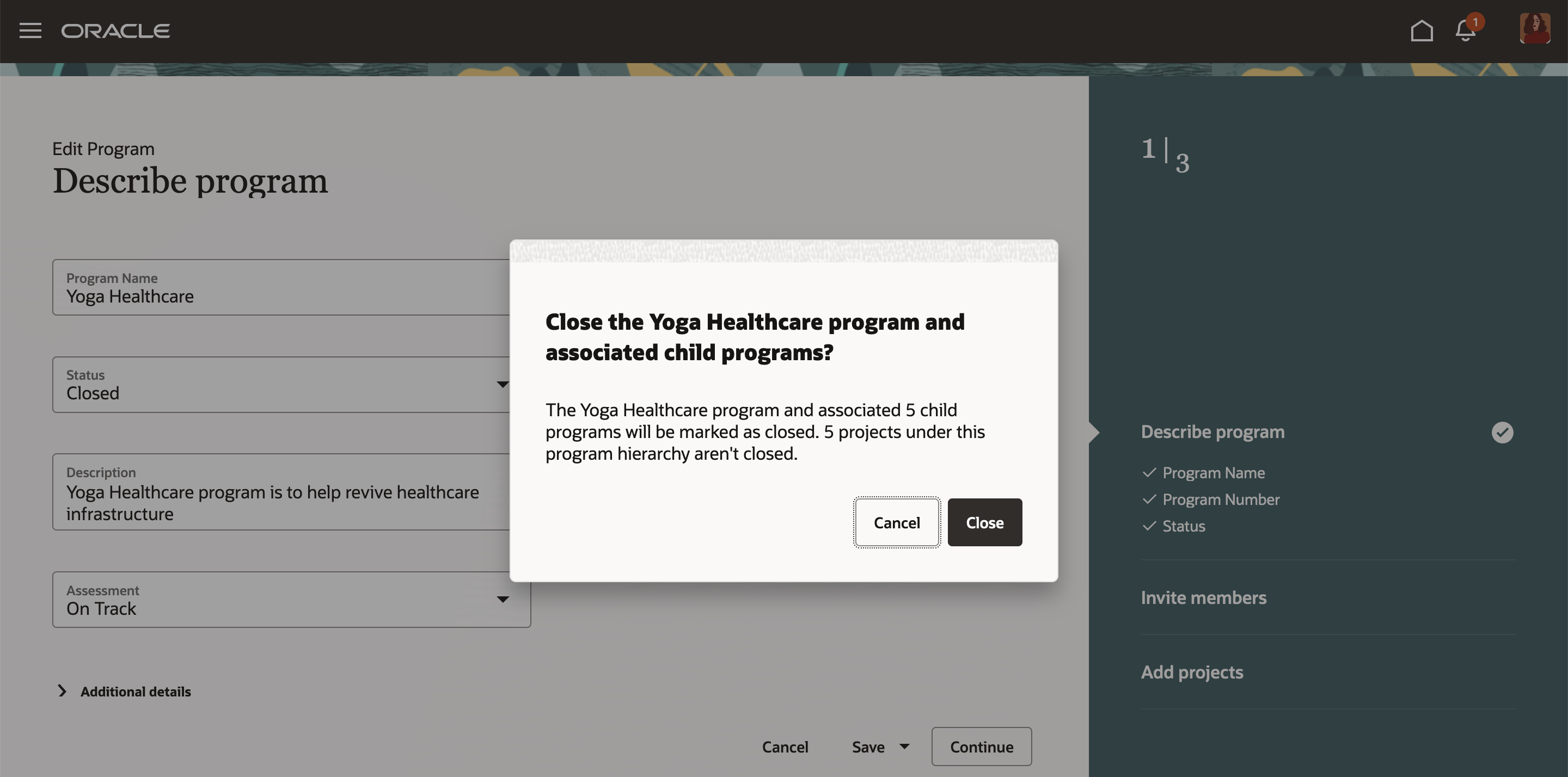 Close Parent Programs with Child Programs