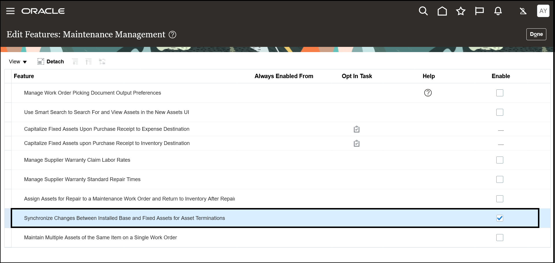 Enable Opt In